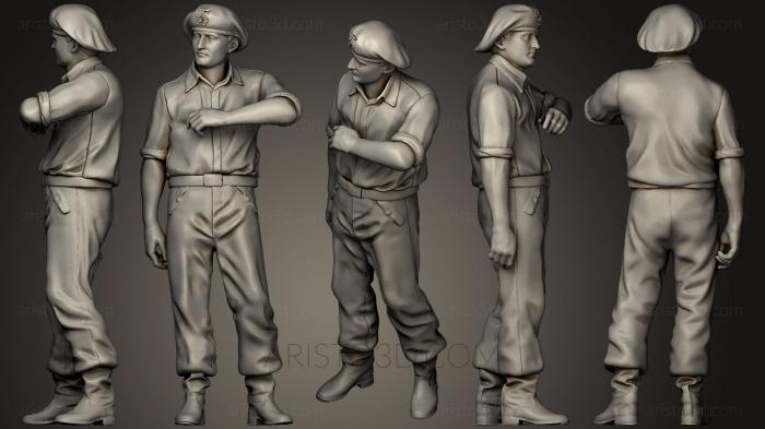 Military figurines (STKW_0092) 3D model for CNC machine
